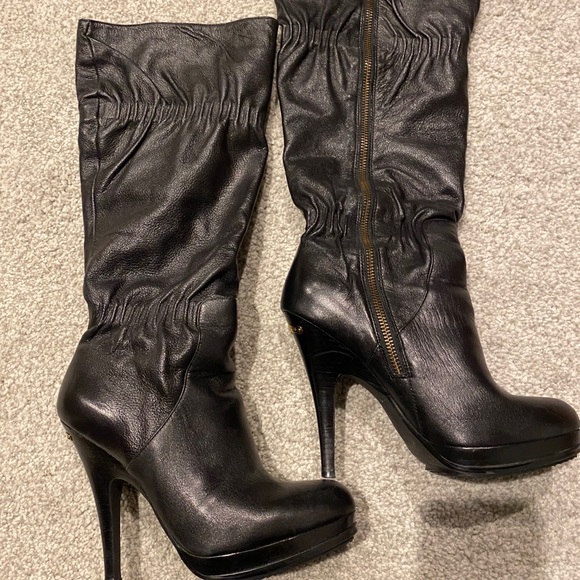 Michael Kors black leather boots - Picture 4 of 5